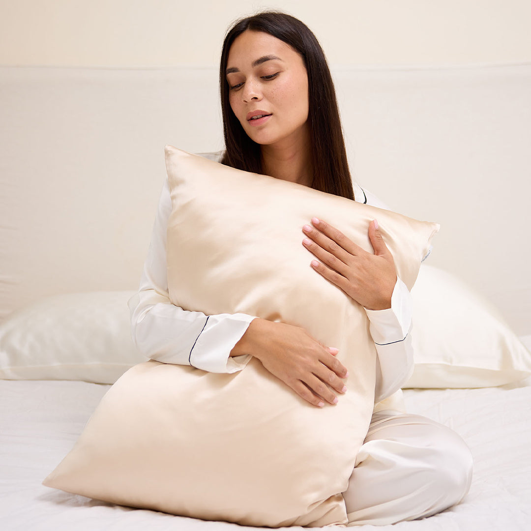 Taie d'oreiller en pure soie