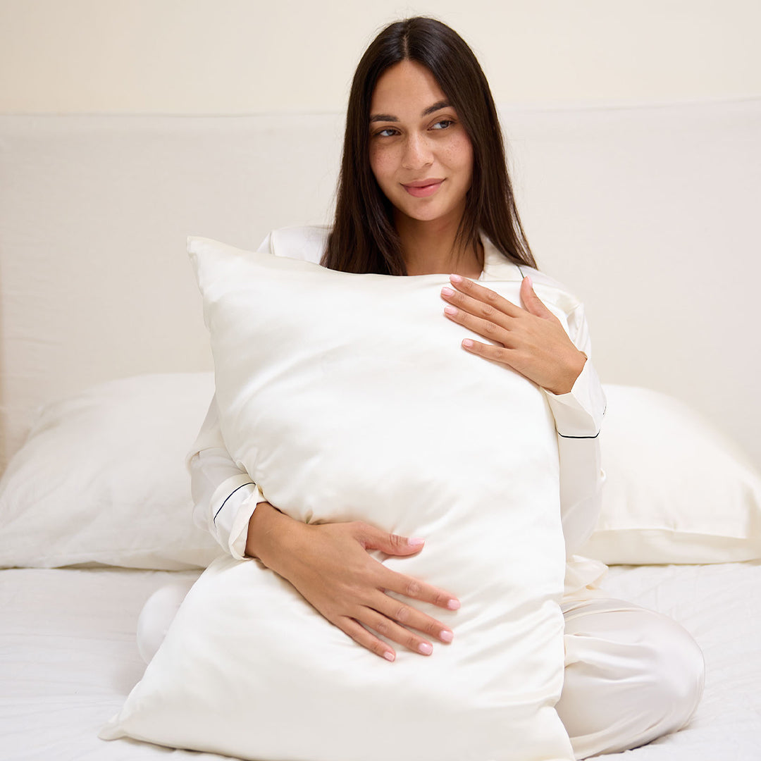 Taie d'oreiller en pure soie